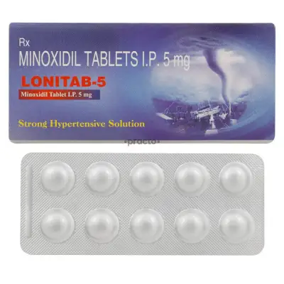 Minoxidil (Lonitab) 5 mg — envoi discret, €2.94