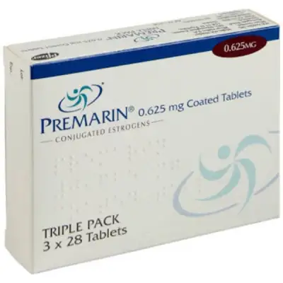 Conjugated Estrogens (Premarin) 0.625mg — envoi discret, €5.33