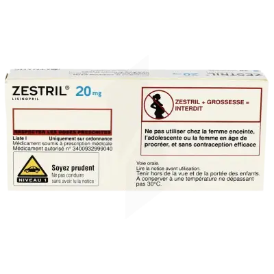 Acheter Zestril 2.5mg en France · livraison rapide