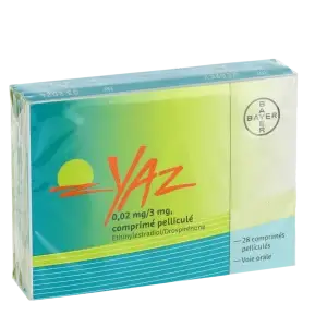 Yaz 0.02 mg — choix n°1 des patients — dès €0.41