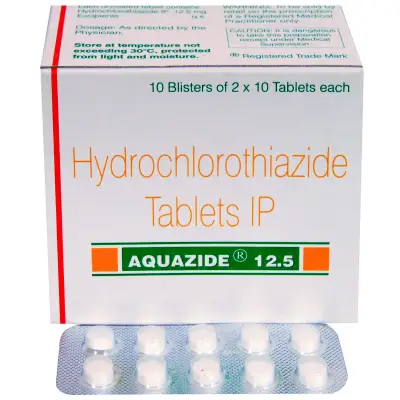 Aquazide (Hydrochlorothiazide) 12.5 mg — noté 4,9/5 | €0.19