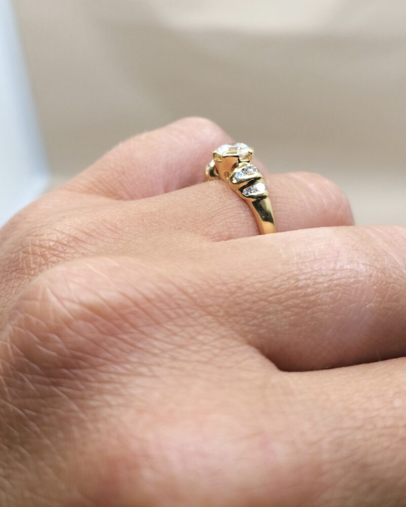 Bague fiançailles luxe pas cher