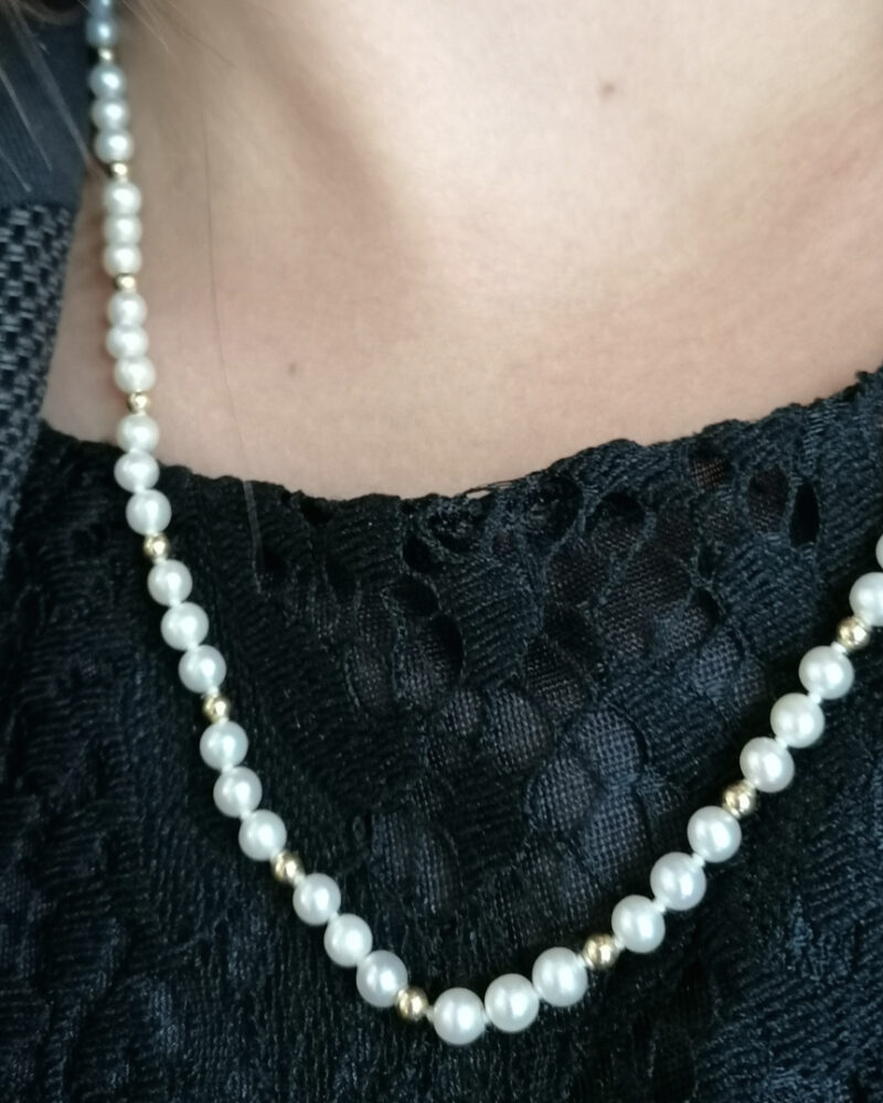 collier perles luxe occasion