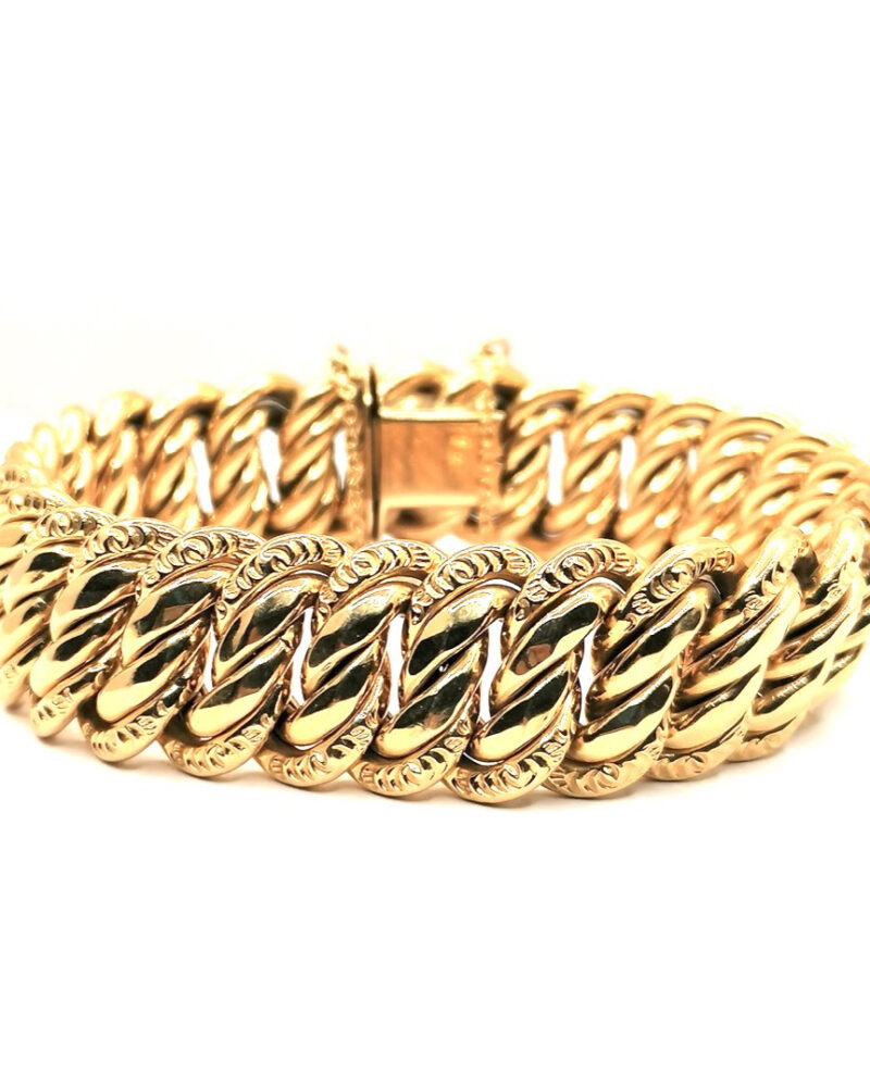 bracelet maille américaine 18k pas cher Rouen paris vannes Nantes