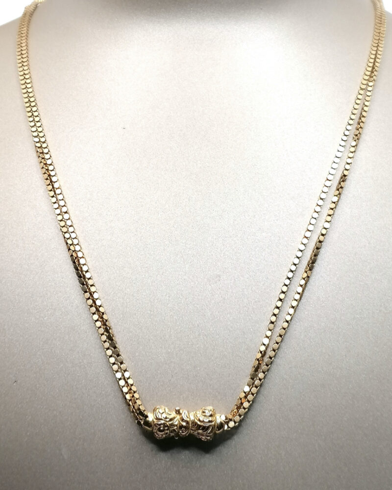 Collier ancien or 18k Rouen Nantes Paris Vannes