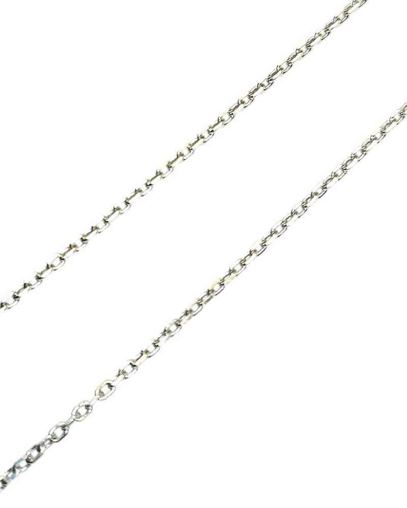 Collier diamant solitaire or blanc pas cher Rouen Paris Vannes Nantes