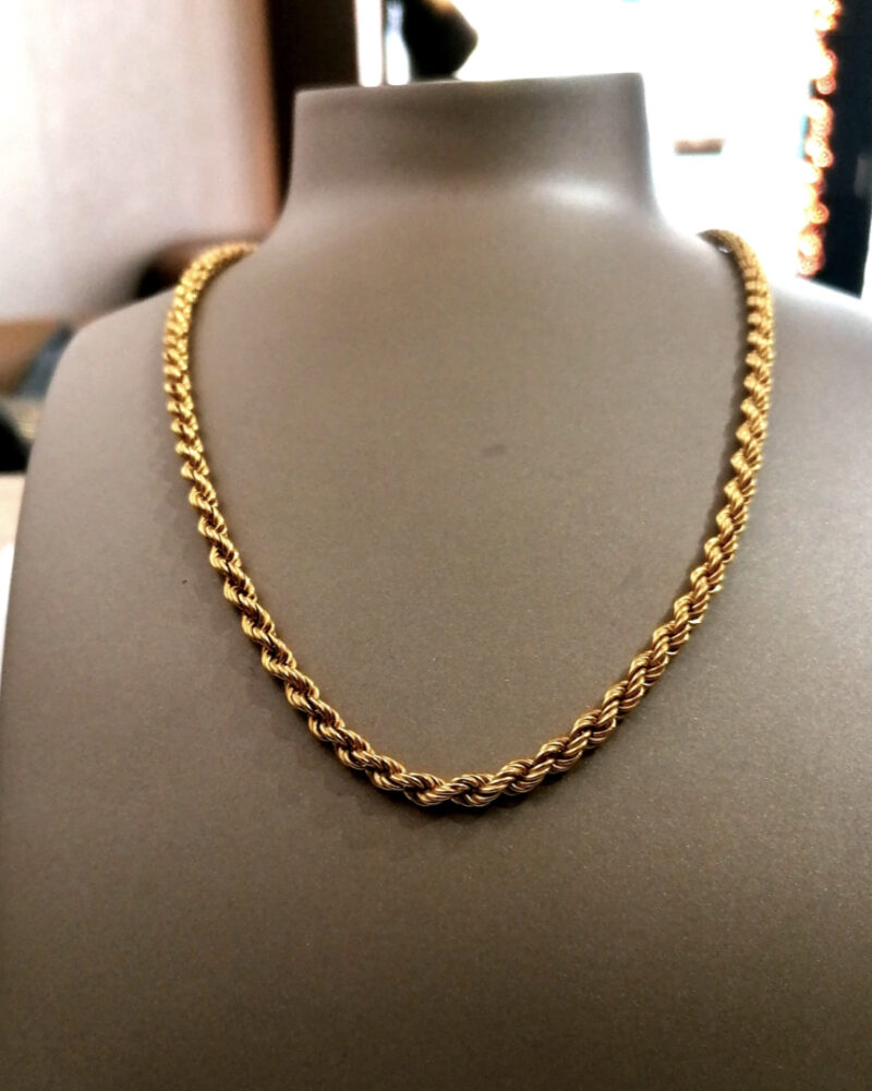 Collier or 18k occasion Rouen Vannes Paris Nantes