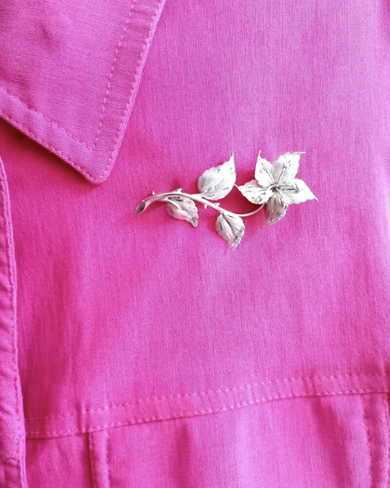 broche fleur ancienne